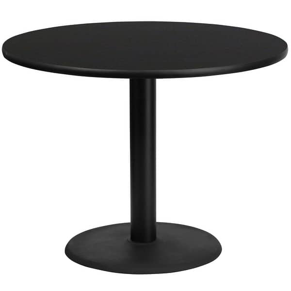 42'' Round Laminate Table Top with 24'' Round Table Height Base